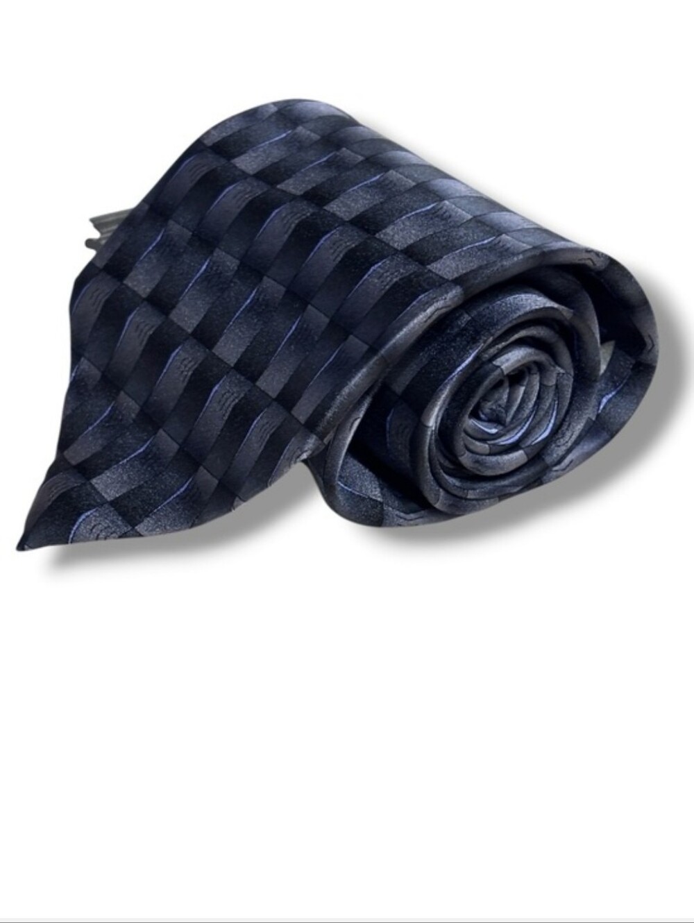 GRATEFUL DEAD Grey Blue Silk Print Tie Jahrhundert Hall VINTAGE Dead Stock